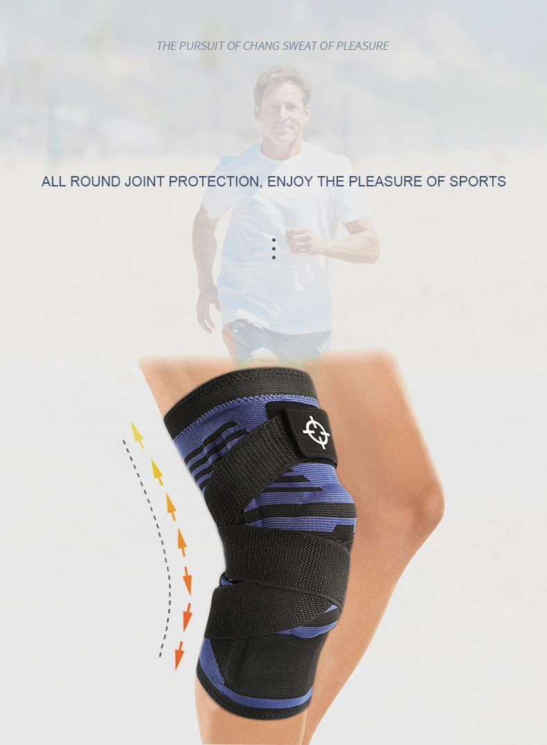 Men′s Professional Basketball Protective Gear Knee Supports Protector