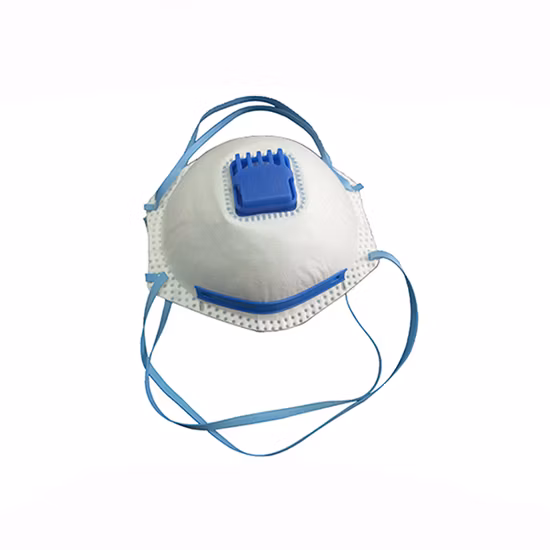 Maschera antipolvere a cono respiratore protettivo traspirante FFP2