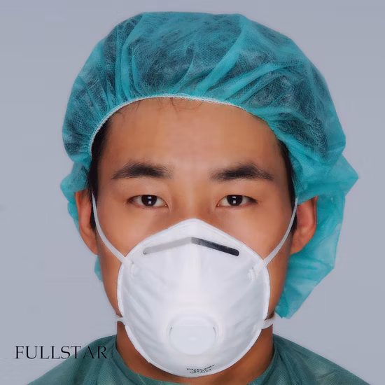 Maschera facciale antipolvere per respiratore monouso a cono